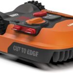 WORX Landroid L WR155E Mähroboter/Akkurasenmäher für große Gärten/Selbstfahrender Rasenmäher für einen sauberen Rasenschnitt im Handumdrehen, Orange, 2000 m2