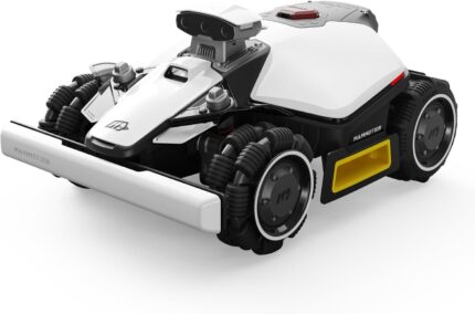 MAMMOTION LUBA Mini 2 AWD 1000 Mähroboter ohne Begrenzungskabel, Empf.1000㎡ Tri-Kamera-AI-Vision & NetRTK-Positionierung, Auto-Mapping, DropMow-Modus, 80% Steigung, Schnitthöhe 20-65mm, 10 Multi-Zonen