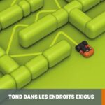 WORX Landroid L WR155E Mähroboter/Akkurasenmäher für große Gärten/Selbstfahrender Rasenmäher für einen sauberen Rasenschnitt im Handumdrehen, Orange, 2000 m2