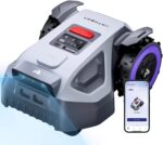 ANTHBOT M5 Mähroboter ohne Begrenzungskabel, Neuer Genie mit RTK-Navigation und Dual-Vision, KI-Hindernisvermeidung, App-Steuerung, für Gärten bis 500 m² (max. 700 m²), Rasenroboter mit 45% Steigung