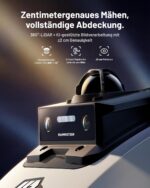 MAMMOTION YUKA mini 2 1000 Mähroboter ohne Begrenzungskabel, Empf.1000 m², ohne RTK& 360°LiDAR& Dual-KI Vision, Steigungen bis zu 45%, 6.1 Ah Akku Lange Batterielaufzeit, DropMow, Schnitthöhe 2-6 cm