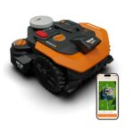 WORX Landroid Vision Cloud WR306E 2WD Mähroboter ohne Begrenzungskabel für 600 m² (KI-Hinderniserkennung, VSLAM+ RTK Cloud Navigation, Auto-Mapping, App-Steuerung, Cut-to-Zero)