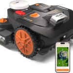 WORX Landroid Vision Cloud WR306E 2WD Mähroboter ohne Begrenzungskabel für 600 m² (KI-Hinderniserkennung, VSLAM+ RTK Cloud Navigation, Auto-Mapping, App-Steuerung, Cut-to-Zero)