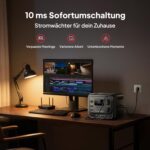 BLUETTI Elite 300 Solargenerator mit 350W Solarpanel, 3014,4 Wh LiFePO4 Batterie Backup mit 2400W AC Ausgängen (4800W Surge), Kompakte 3kWh Powerstation für Zuhause, Notfall & Wohnmobil