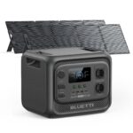 BLUETTI Elite 300 Solargenerator mit 350W Solarpanel, 3014,4 Wh LiFePO4 Batterie Backup mit 2400W AC Ausgängen (4800W Surge), Kompakte 3kWh Powerstation für Zuhause, Notfall & Wohnmobil