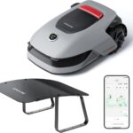 dreame Mähroboter A1 Pro und Garage, Drahtloser Umfang Mähroboter, 2000m², App Steuerung, Intuitive Zonenverwaltung, Hindernisvermeidung, Offroad Reifen