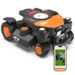 WORX Landroid Vision Cloud WR306E 2WD Mähroboter ohne Begrenzungskabel für 600 m² (KI-Hinderniserkennung, VSLAM+ RTK Cloud Navigation, Auto-Mapping, App-Steuerung, Cut-to-Zero)