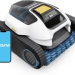 (2026 Neues) Spino E1 Poolroboter Wand und Boden, Wasserleitung, Laufzeit von 210 Minuten, 21950 LPH Max, 5 Modi, kabelloser Poolsauger, Navigation SmartArc, App-Steuerung, ideal für Pools mit 150 m²