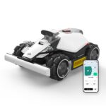 MAMMOTION LUBA Mini 2 AWD 1000 Mähroboter ohne Begrenzungskabel, Empf.1000㎡ Tri-Kamera-AI-Vision & NetRTK-Positionierung, Auto-Mapping, DropMow-Modus, 80% Steigung, Schnitthöhe 20-65mm, 10 Multi-Zonen