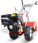 HECHT Benzin-Gartenfräse 750 Motorhacke Kultivator Bodenhacke Bodenfräse Fräse (Motorleistung: 4,7 kW (6,5 PS), 50 cm Arbeitsbreite, 4 Kreisel mit je 4 Messern)