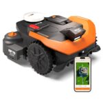 WORX Landroid Vision Cloud WR306E 2WD Mähroboter ohne Begrenzungskabel für 600 m² (KI-Hinderniserkennung, VSLAM+ RTK Cloud Navigation, Auto-Mapping, App-Steuerung, Cut-to-Zero)