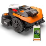 WORX Landroid Vision Cloud WR306E 2WD Mähroboter ohne Begrenzungskabel für 600 m² (KI-Hinderniserkennung, VSLAM+ RTK Cloud Navigation, Auto-Mapping, App-Steuerung, Cut-to-Zero)