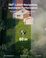 MAMMOTION YUKA mini 2 1000 Mähroboter ohne Begrenzungskabel, Empf.1000 m², ohne RTK& 360°LiDAR& Dual-KI Vision, Steigungen bis zu 45%, 6.1 Ah Akku Lange Batterielaufzeit, DropMow, Schnitthöhe 2-6 cm