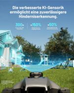 MAMMOTION YUKA mini 2 500 Mähroboter ohne Begrenzungskabel mit Garage, Empf. 500 m², Kein RTK, Kein Signalabbruch, KI TrueVision-Navigation, Auto-Mehrzonen-Kartierung, DropMow, 45% Steigung,4.5Ah-Akku