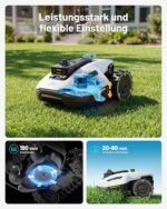 MAMMOTION YUKA mini 2 1000 Mähroboter ohne Begrenzungskabel, Empf.1000 m², ohne RTK& 360°LiDAR& Dual-KI Vision, Steigungen bis zu 45%, 6.1 Ah Akku Lange Batterielaufzeit, DropMow, Schnitthöhe 2-6 cm