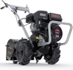 Gartenfräse Benzin – mit 48 cm Arbeitsbreite – 4-Takt Motor – 4,1 kW / 7,0 PS – 12 Messer – 175-350 mm Arbeitstiefe – Gartenfräse – Gartenhacke – Kultivator – umgraben & auflockern vom Boden