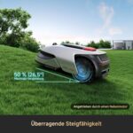 DREAME A2 1200 Mähroboter – Kabellose Verbindung Ohne RTK, für 1200 m², 360° 3D-LiDAR und KI-Sicht, 5 cm EdgeMaster-Präzisionsschnitt + Garage für Mähroboter