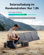 Anker SOLIX C1000 Tragbare Powerstation, LiFePO4, 1800W Solargenerator, 100% geladen in 58 Min. mit UltraFast Modus, LFP Powerstation für Outdoor, Camping und Stromreserve (Optionales Solarpanel)