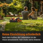 WORX Landroid Vision L1600 WR216E.1 - Mähroboter ohne Begrenzungskabel für Gärten bis 1600m², AI Rasenmäher Roboter (WLAN & Bluetooth, aktive Hindernisvermeidung mit KI-Technologie, Igelschutz)