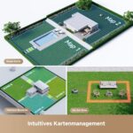 dreame Mähroboter A1 Pro und Garage, Drahtloser Umfang Mähroboter, 2000m², App Steuerung, Intuitive Zonenverwaltung, Hindernisvermeidung, Offroad Reifen