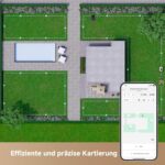 dreame Mähroboter A1 Pro und Garage, Drahtloser Umfang Mähroboter, 2000m², App Steuerung, Intuitive Zonenverwaltung, Hindernisvermeidung, Offroad Reifen