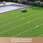 dreame Mähroboter A1 Pro und Garage, Drahtloser Umfang Mähroboter, 2000m², App Steuerung, Intuitive Zonenverwaltung, Hindernisvermeidung, Offroad Reifen